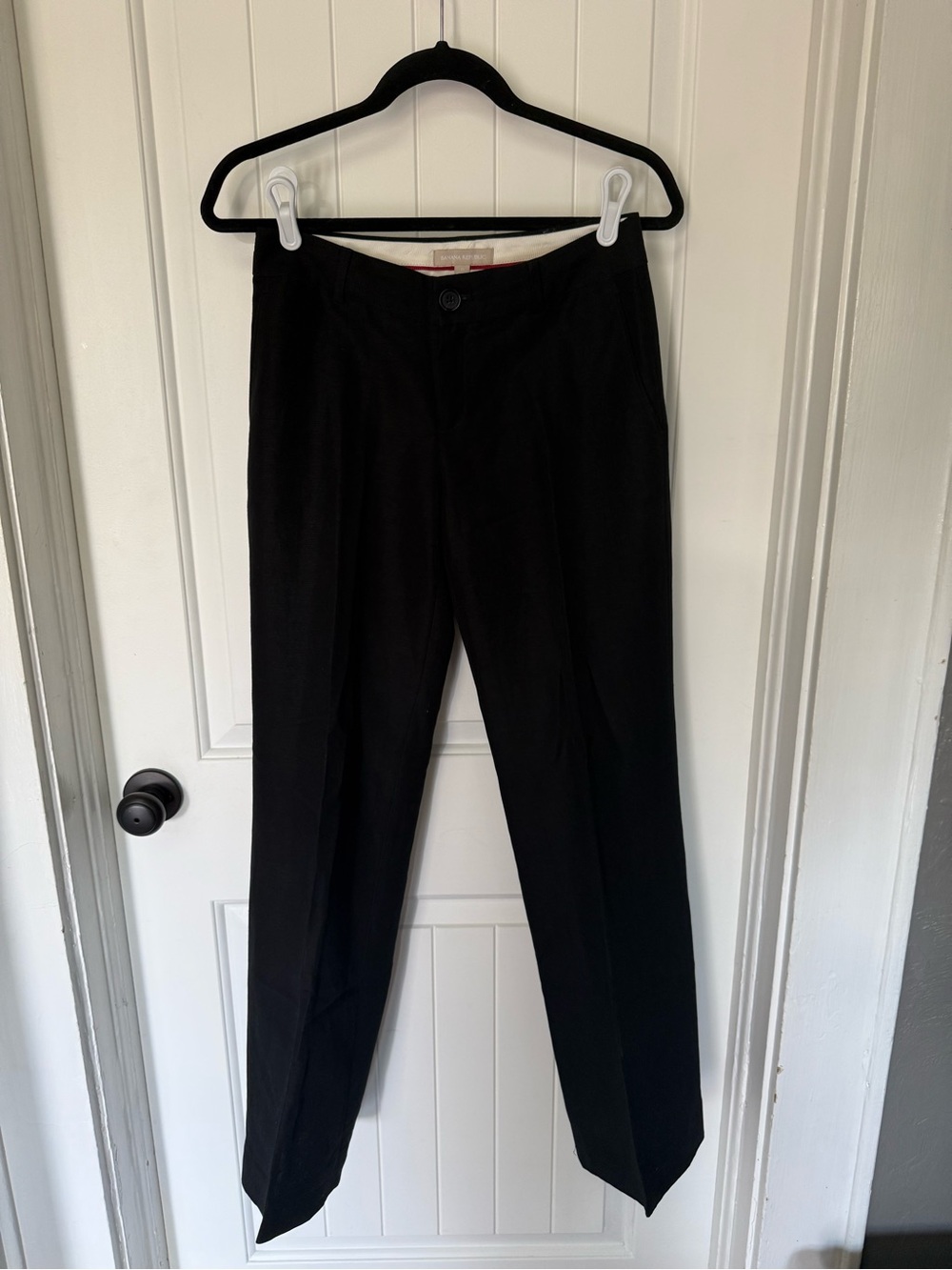 Banana Republic Black Men's Dress Pants - Tailored Straight